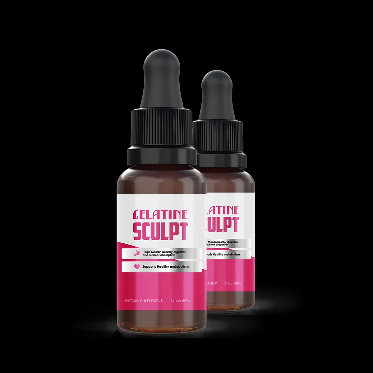 Gelatine Sculpt liquid gelatin supplement dropper